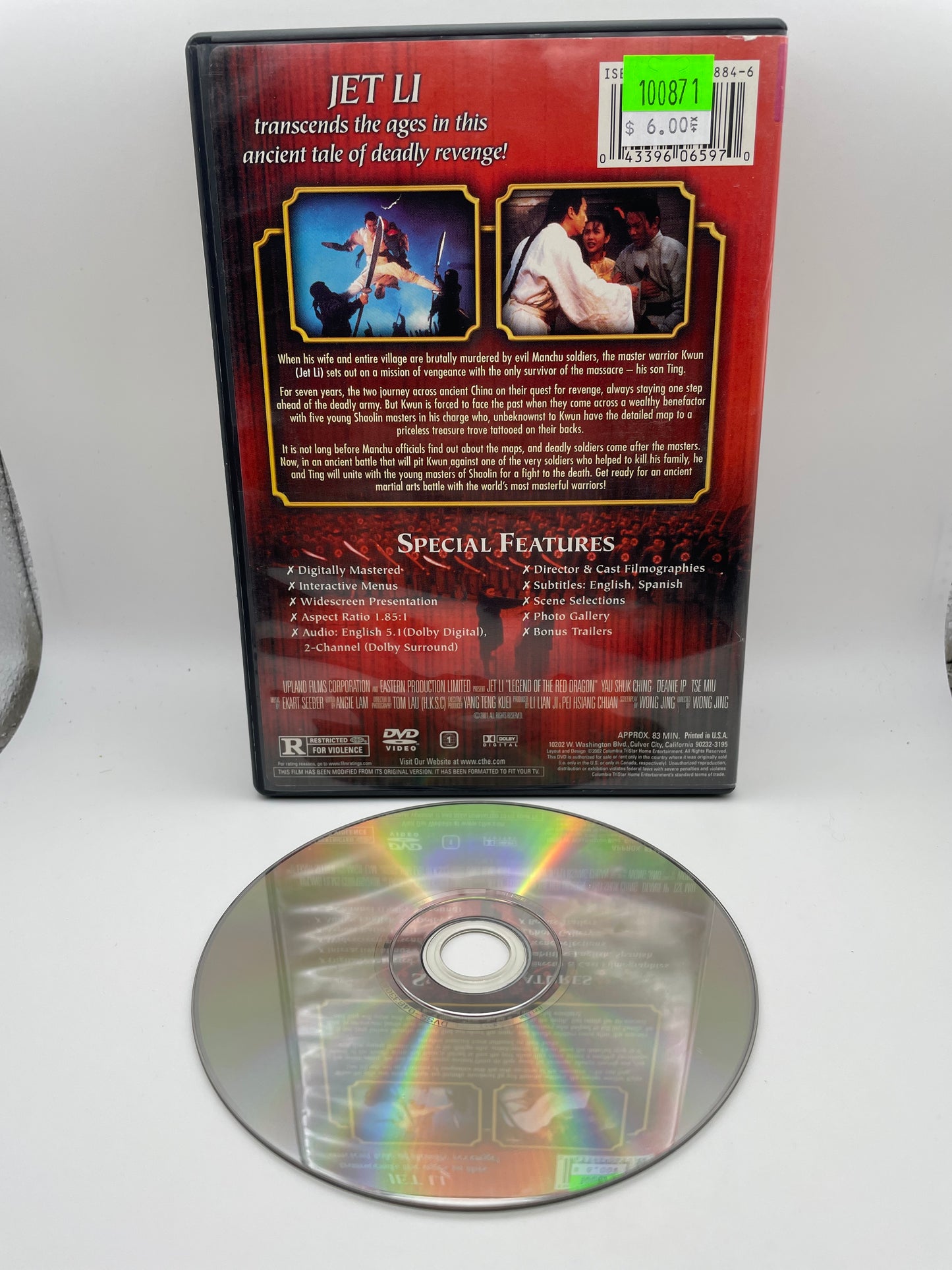 DVD - Legend of the Red Dragon 2002 #100871