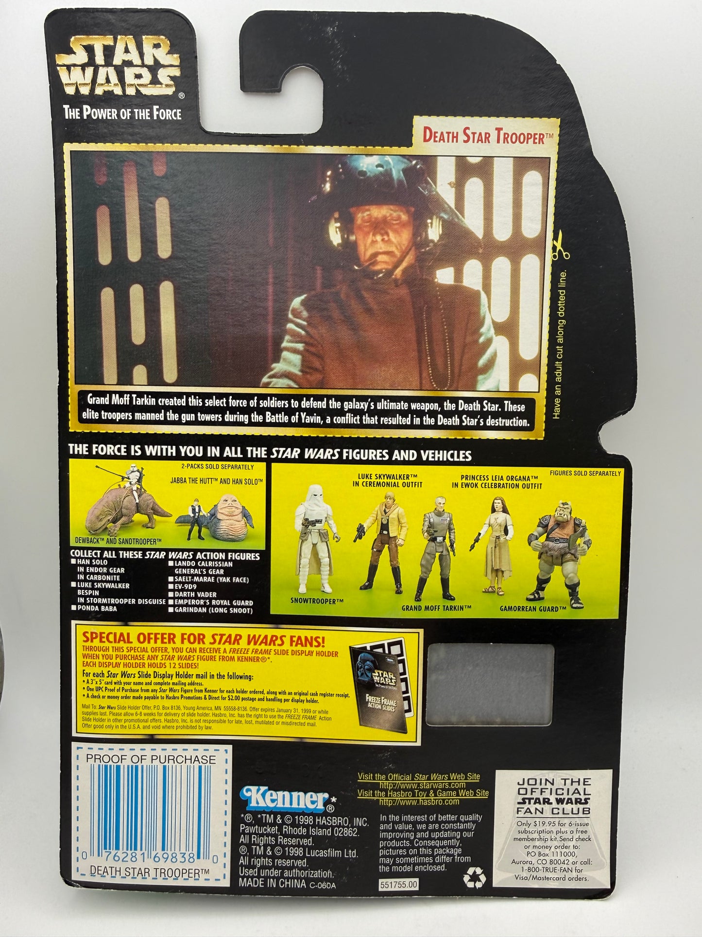 Star Wars - The Power of the Force - Death Star Trooper 1998 #107489