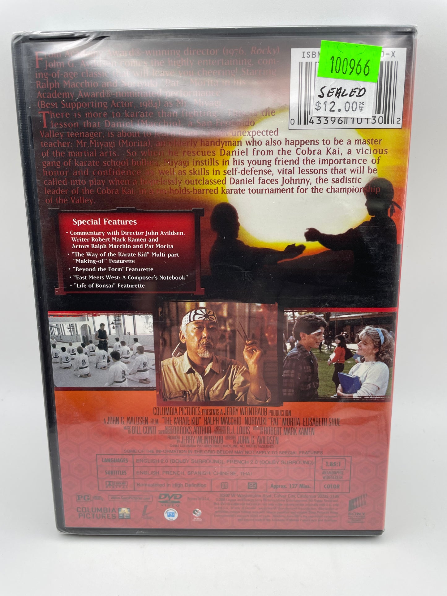 DVD - Karate Kid Special Edition SEALED #100966