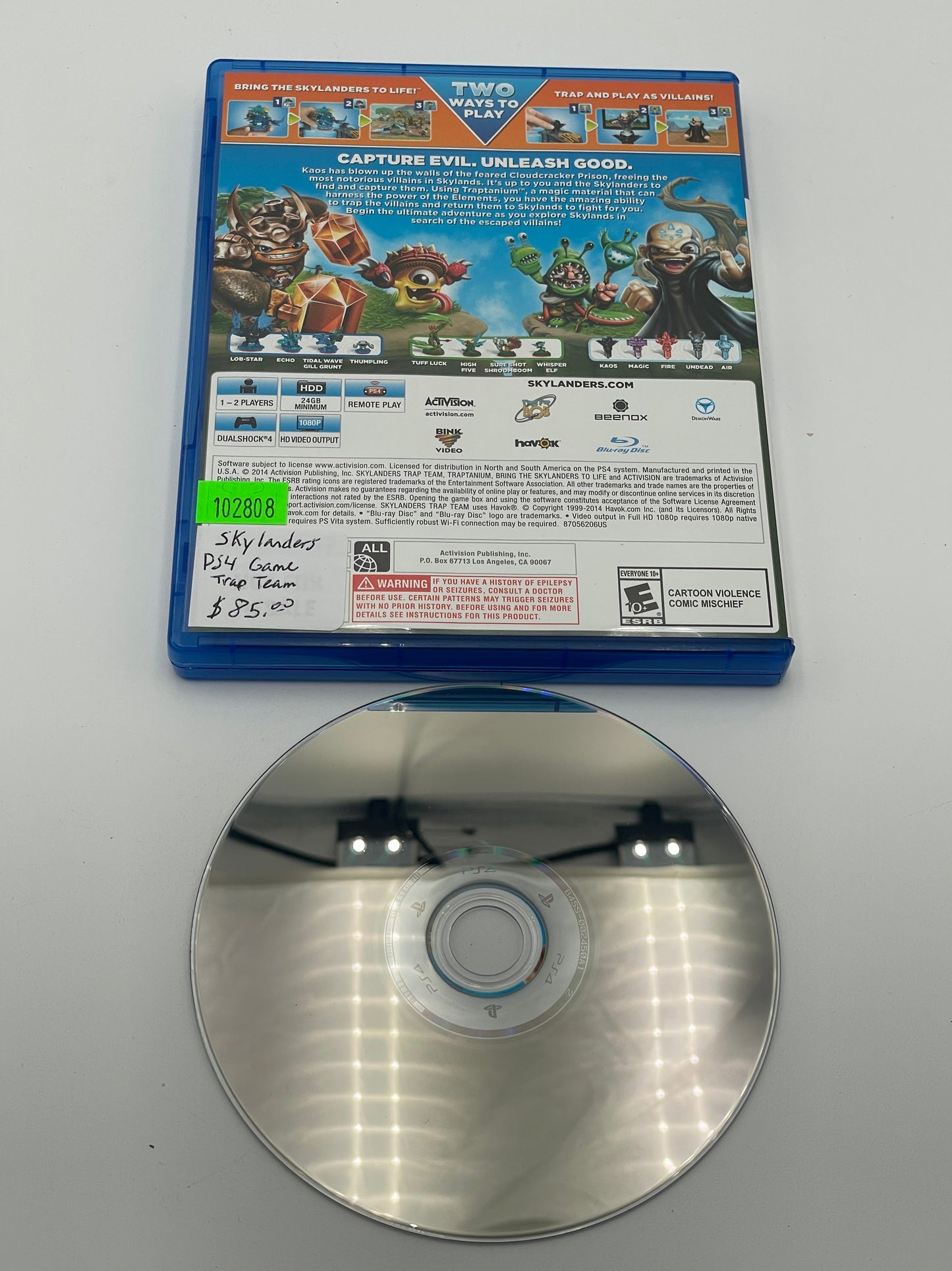 Skylanders - PS4 - Trap Team Game - 2014 #102808