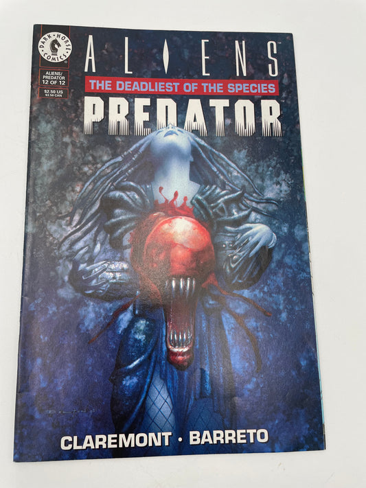 Dark Horse Comics - Aliens - Predator #12 of 12 August 1995 #102392