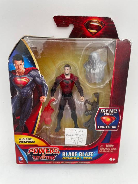 DC - Powers of Krypton - Blade Blaze General Zod 2013 #100359