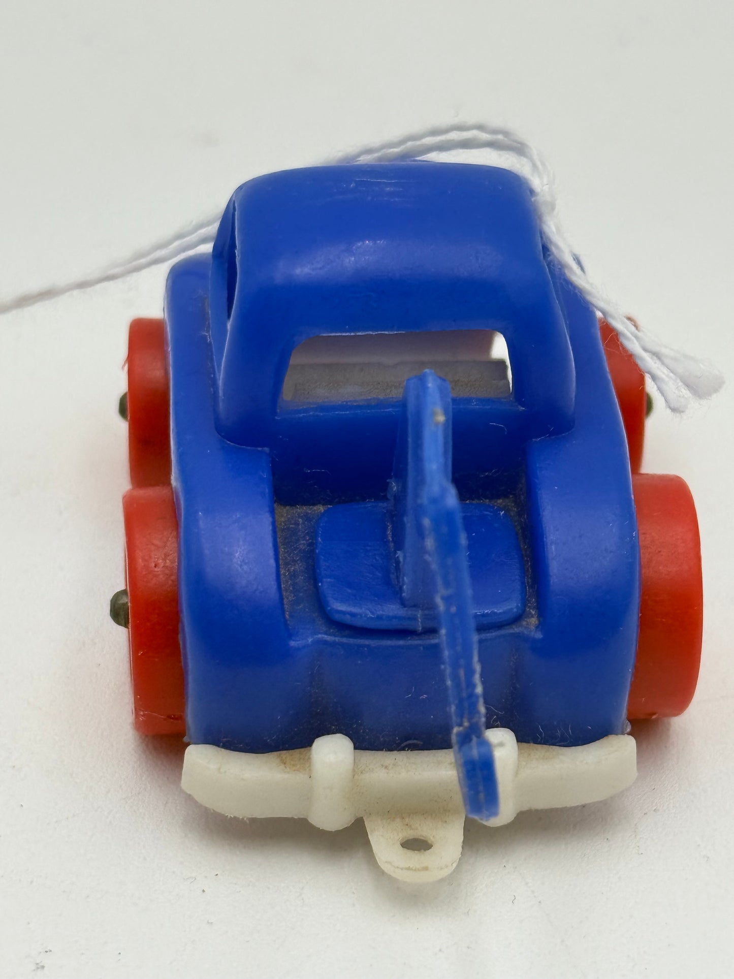 Steven Mfg Co. - Blue Plastic Tow Truck w/ Red Wheels 1973 #105234