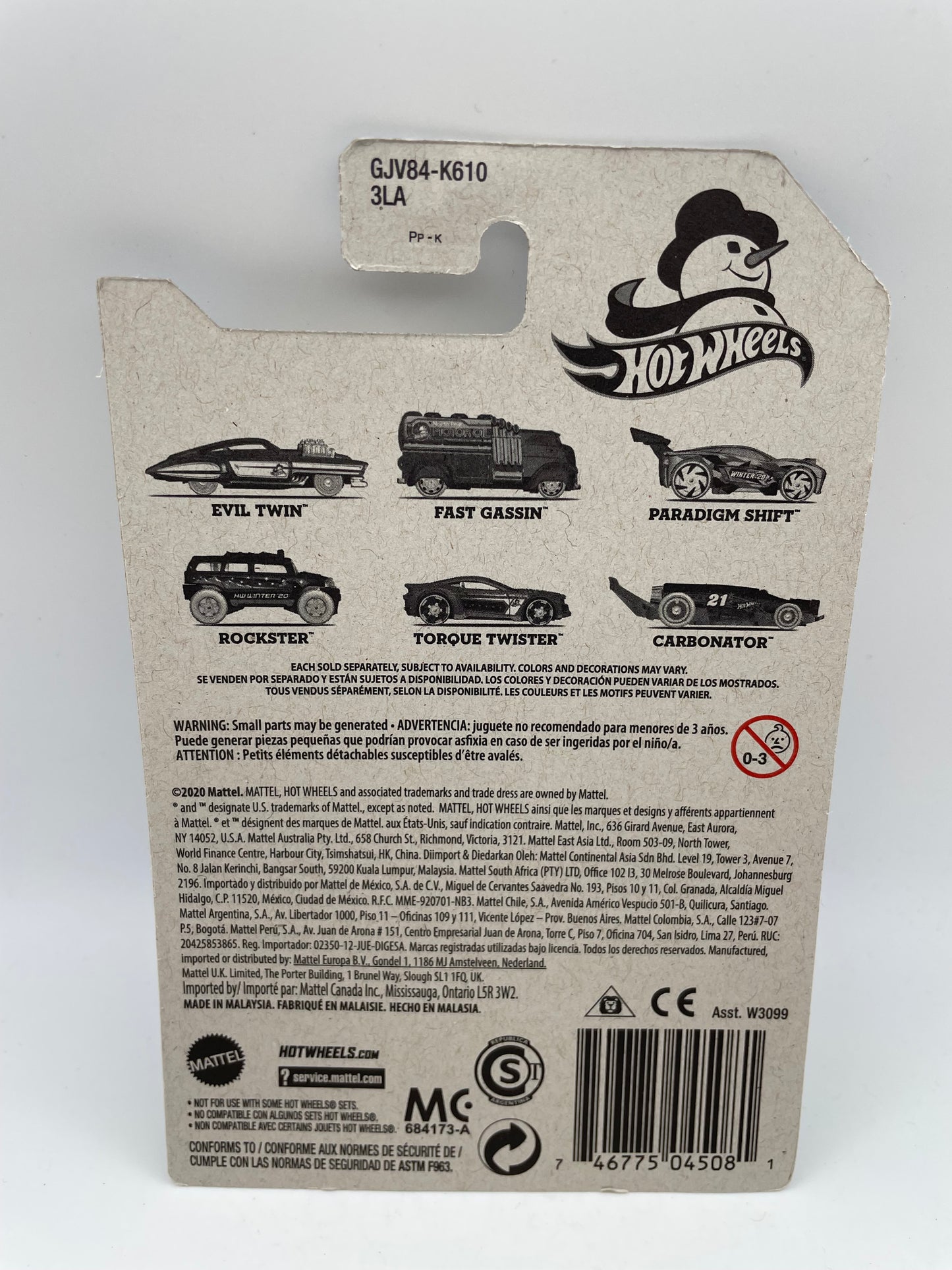 Hot Wheels - Holiday Hot Rods 1/6 Evil Twin 2020 #103201