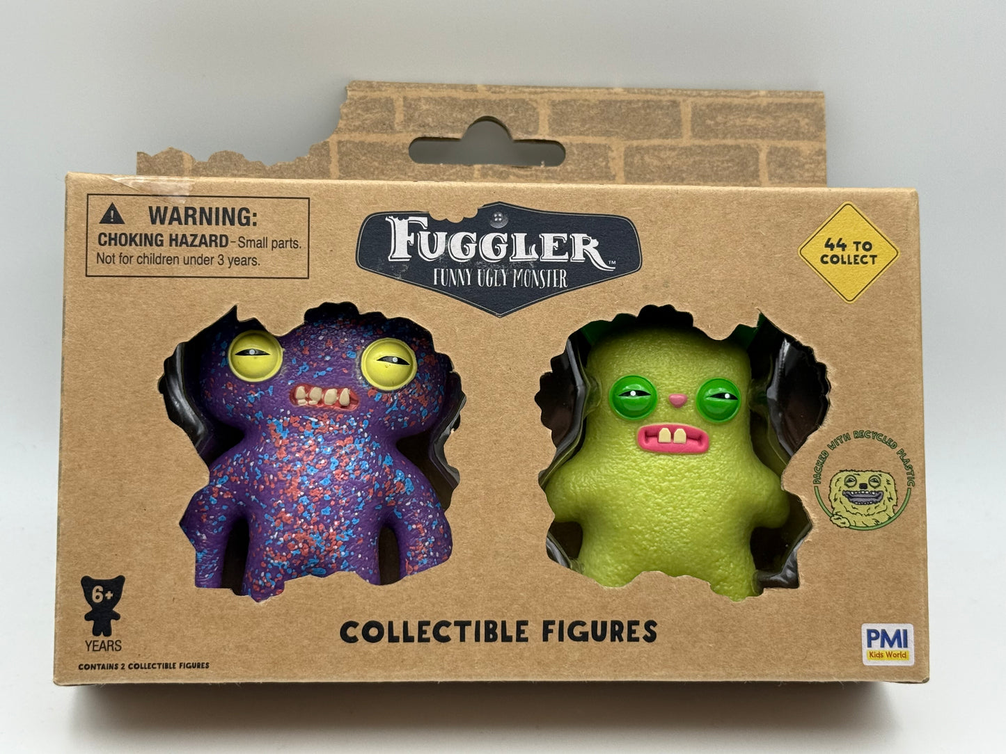 Fuggler - Collectible Figures - 2 pack - Purple Squidge & Green Rabid Rabbit 2024 #107242