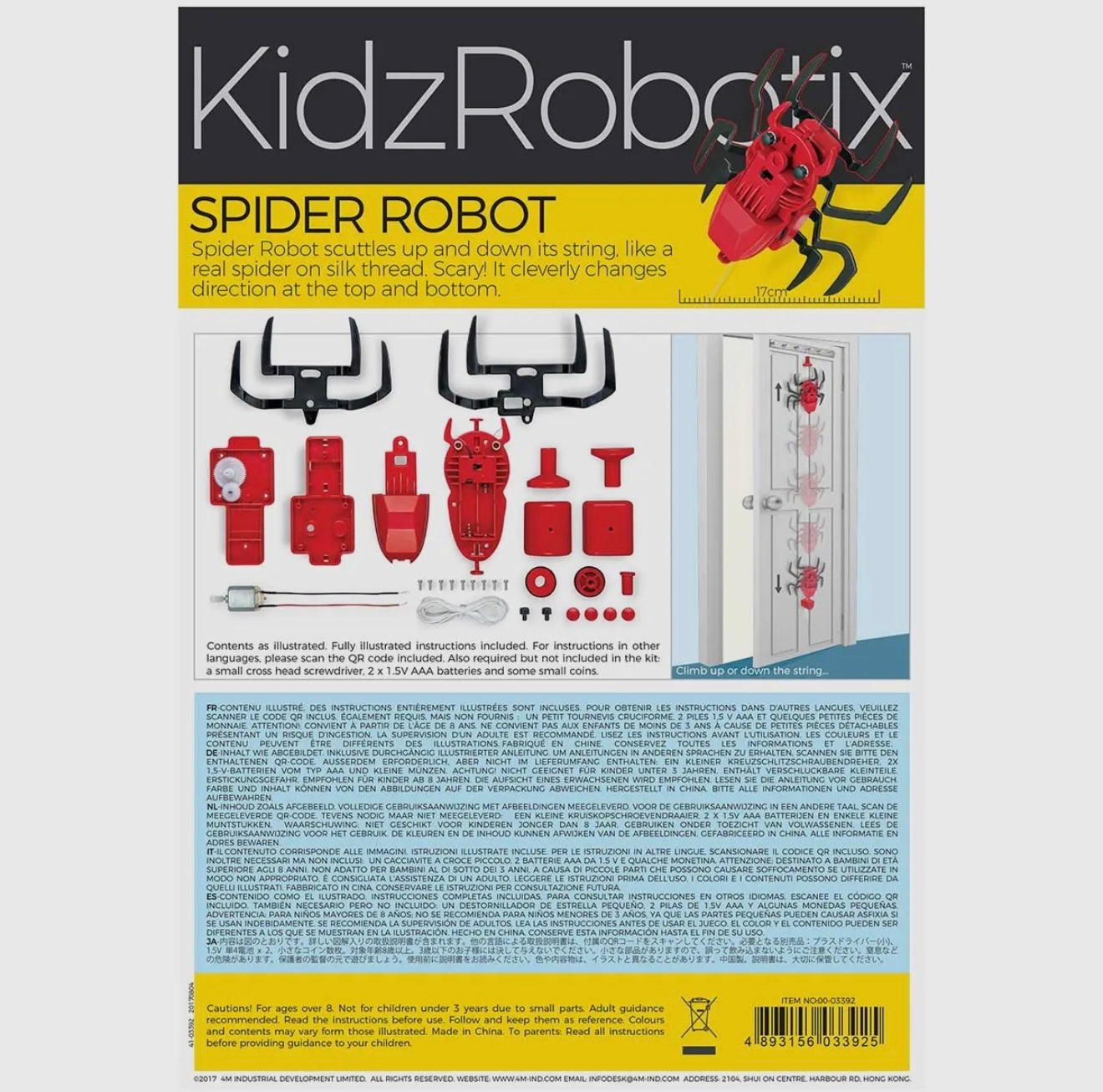 Kidz Robotix - STEM Kit - Spider Robot #105090