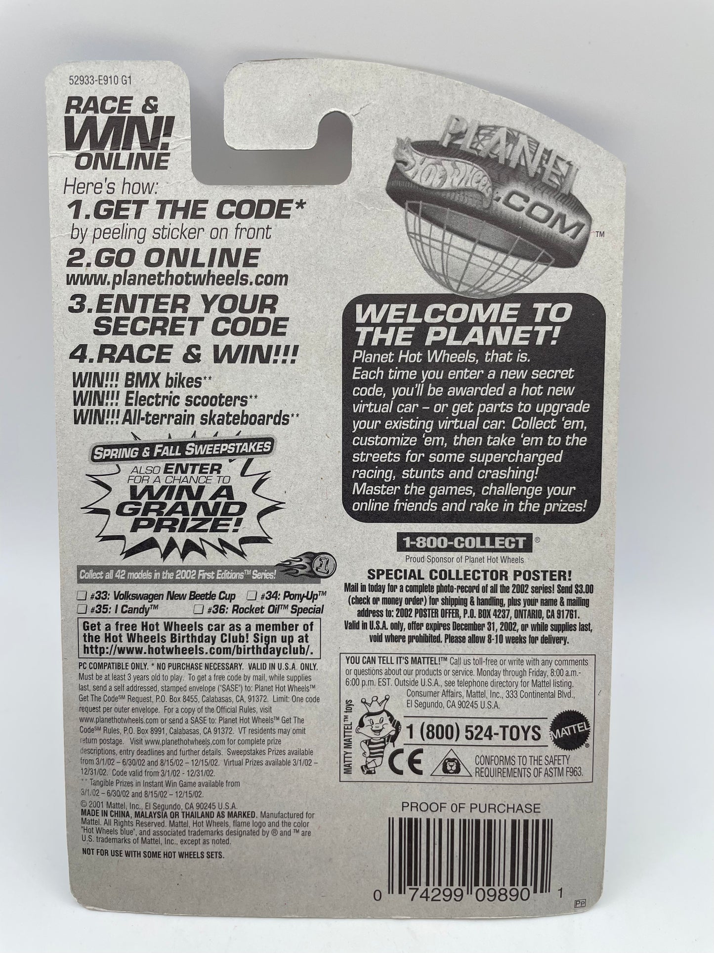 Hot Wheels - I Candy (clear) #047 - 2001 #101976