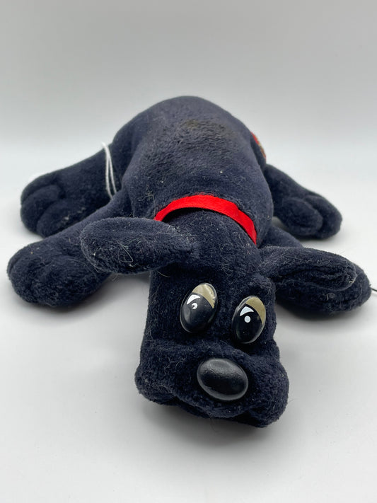 Pound Puppy - Black Plush Dog 1980s #103038