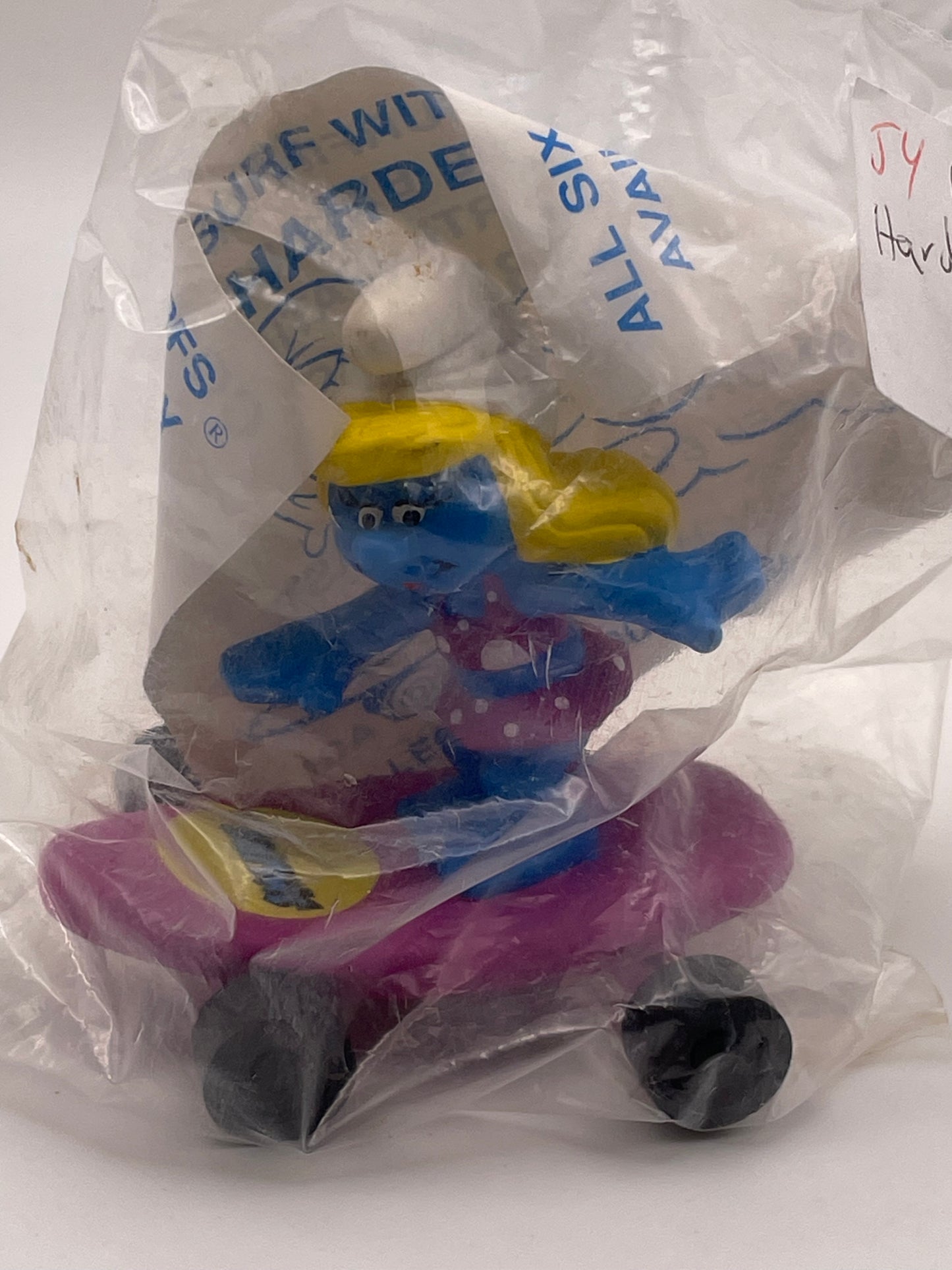 Smurfs - Hardee’s - Skateboard Smurfette 1990 #100774