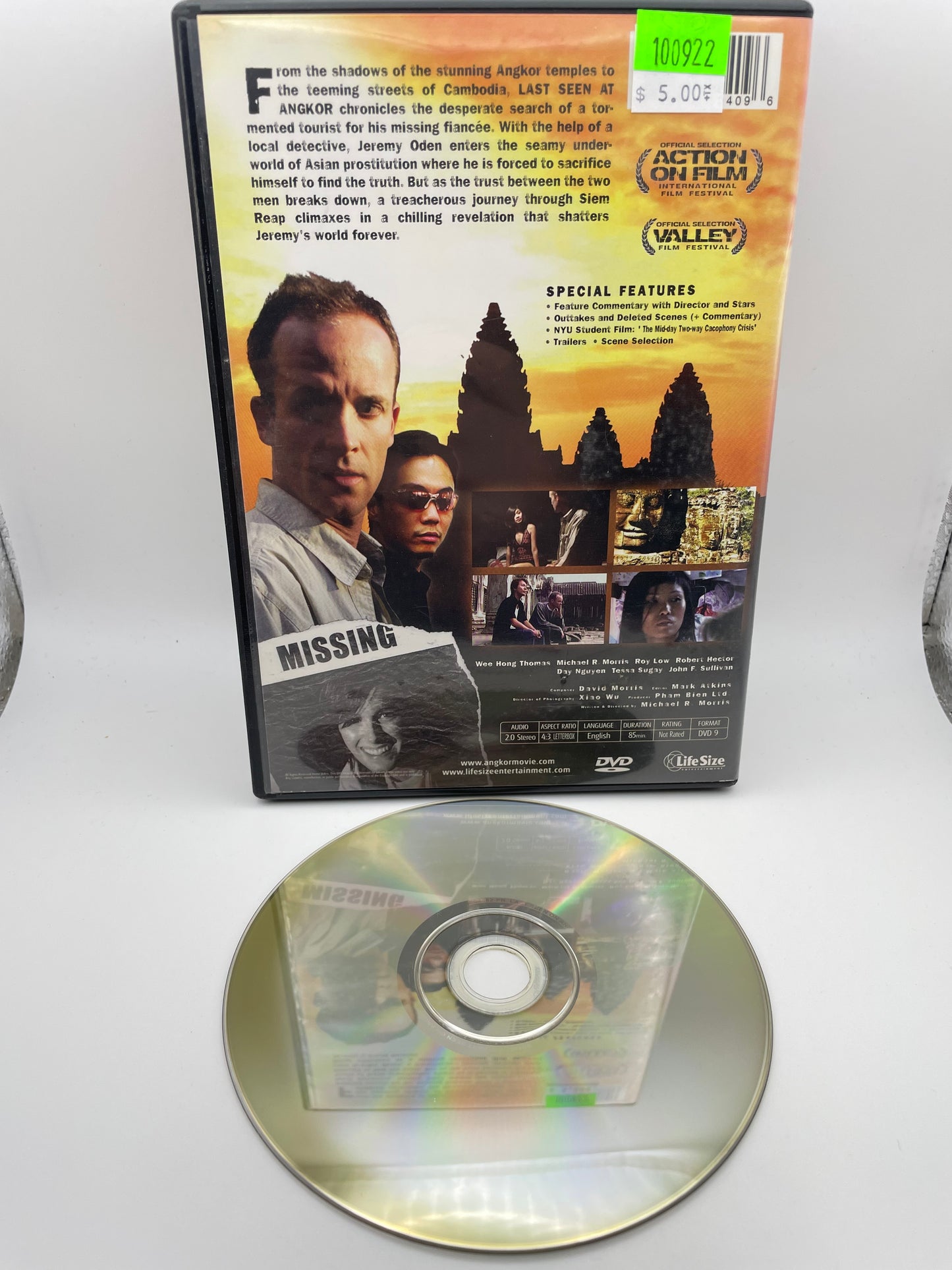 DVD - Last Seen on Angkor #100922