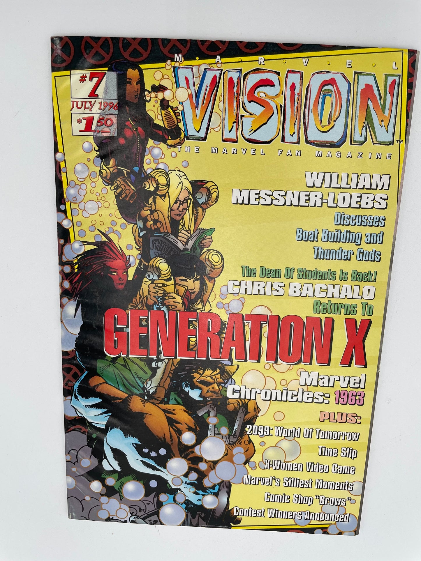 Marvel Comics - Vision - Fan Magazine #7 July 1996 #102285