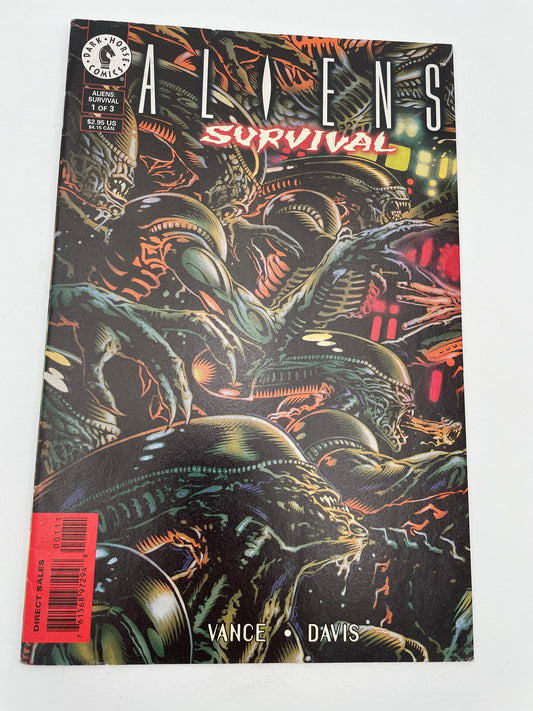 Dark Horse Comics - Aliens - Survival #1 of 3 February 1998 #102398