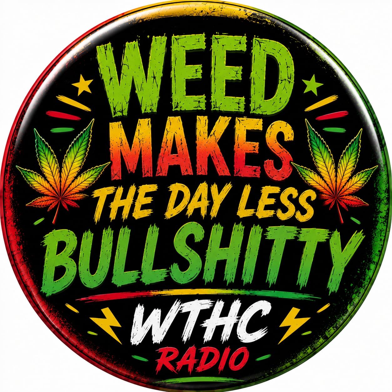 Buttons - WTHC-Radio - Weed Makes The Day