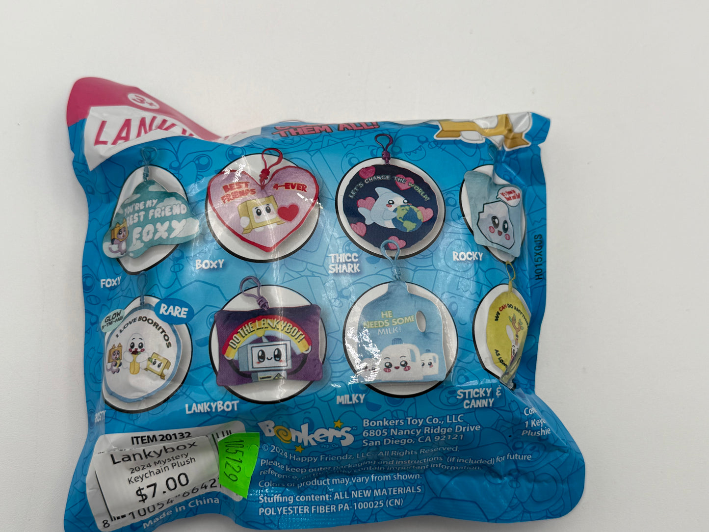 Lankybox - Mystery Keychain Plush 2024 #105129