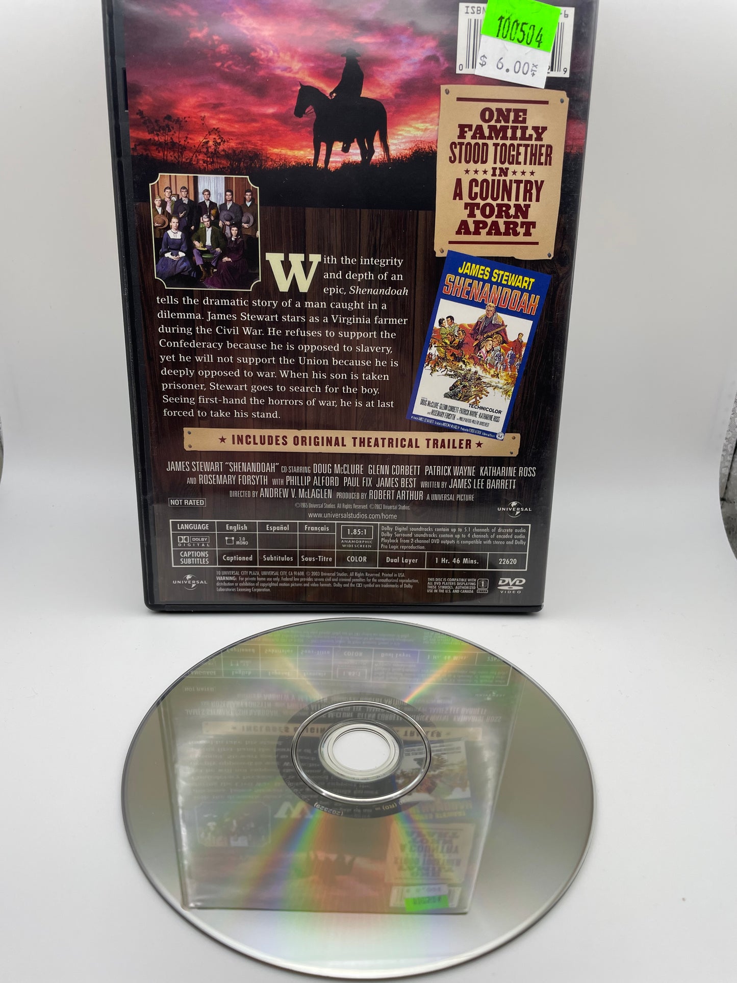 Dvd - Shenandoah 2003 #100504