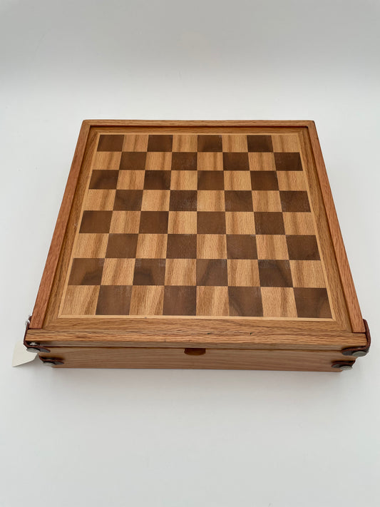Chess Game Set in Wood Box #100472
