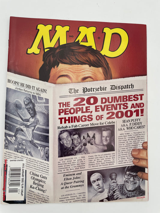 Mad Magazine - Newspaper #413 - January 2002 #101381