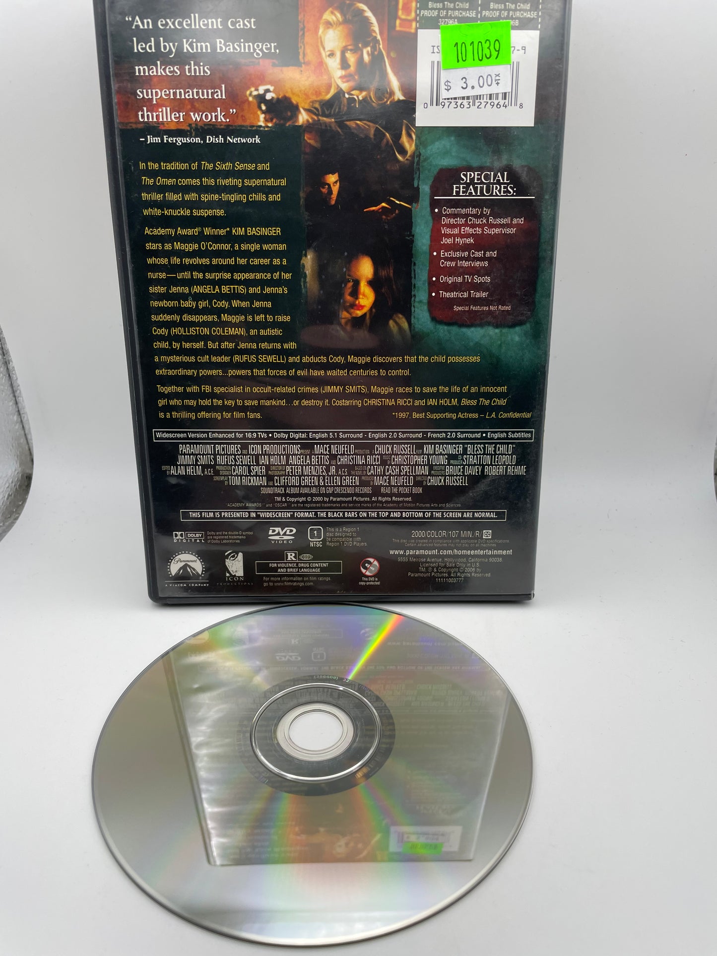 DVD - Bless the Child 2000 #101039