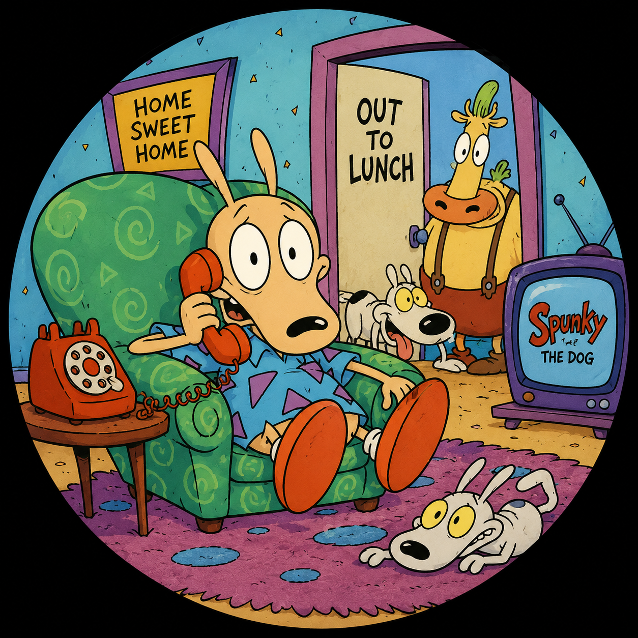 Button - 90s Theme - Rocko’s Modern Life
