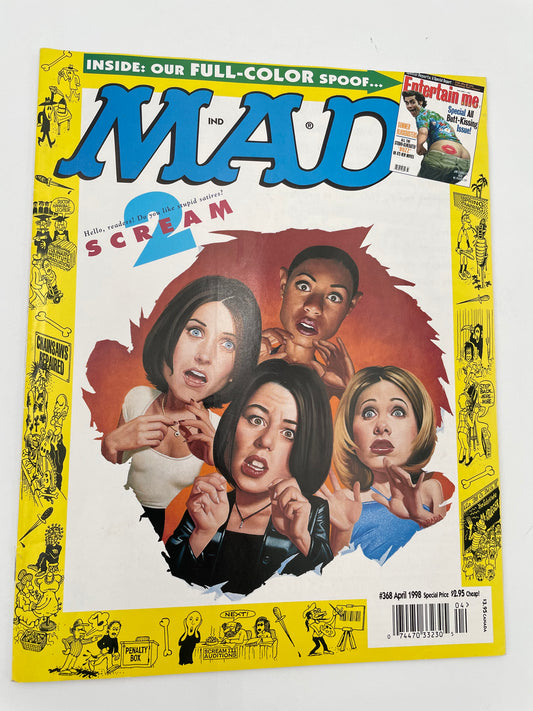 Mad Magazine - Scream 2 #368 - April 1998 #101510