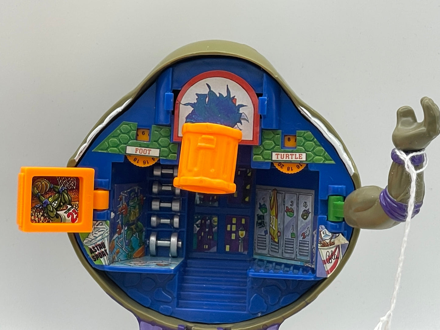 TMNT - Mini Popup Playset - Basketball 1994 #102916