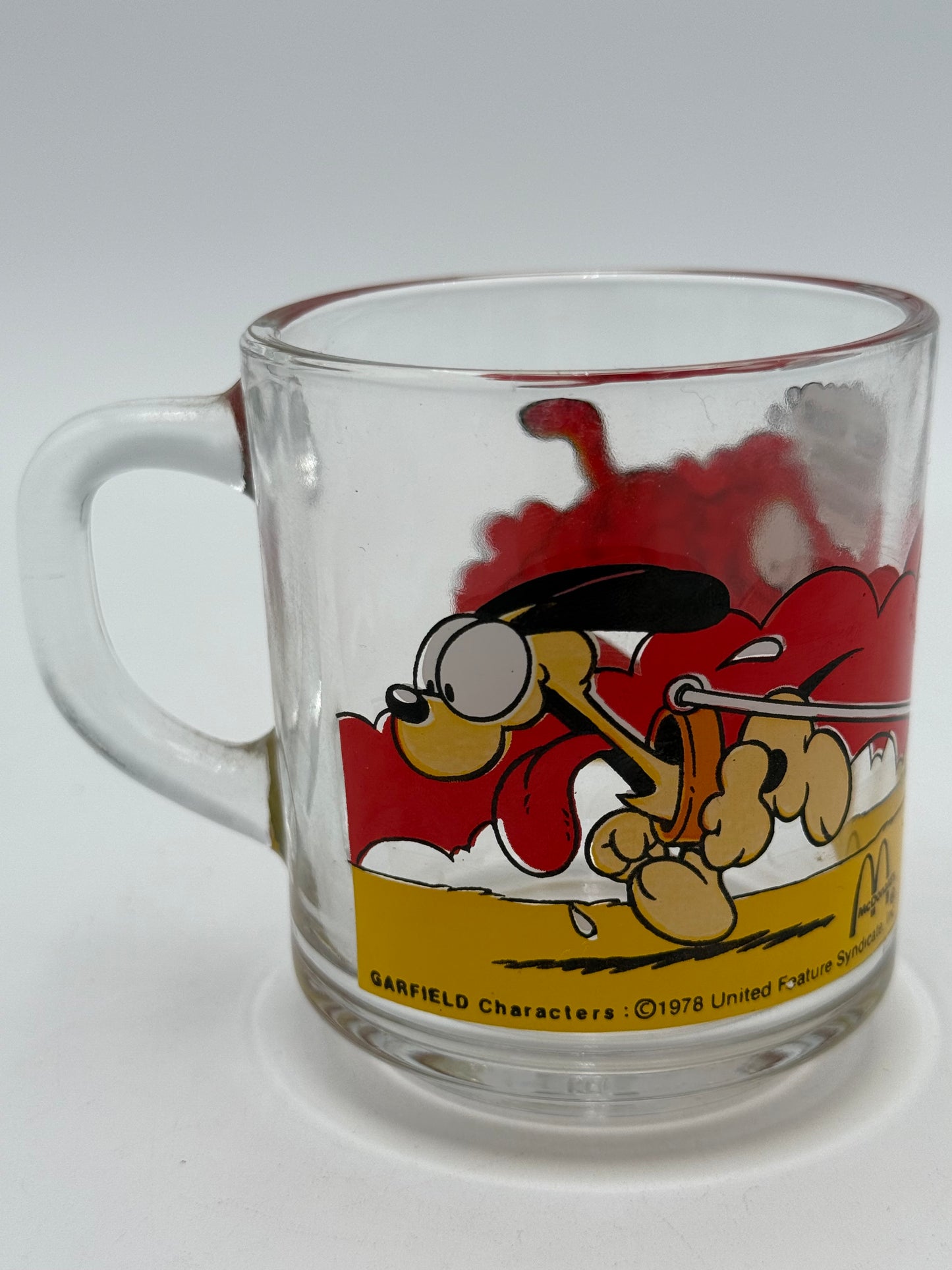 Garfield - McDonald’s - Glass Mug - Skateboard 1978 #105289