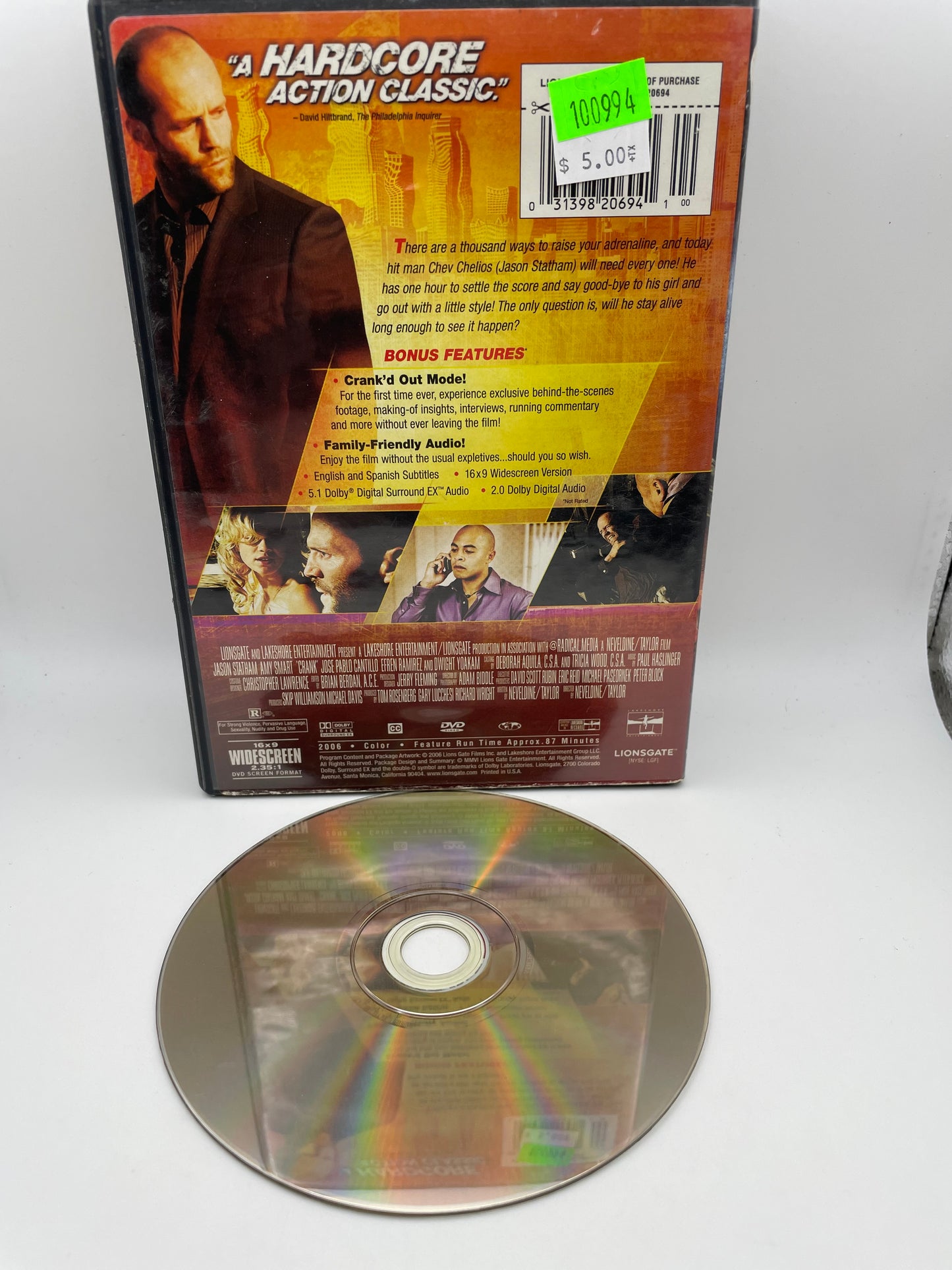 DVD - Crank 2006 #100994