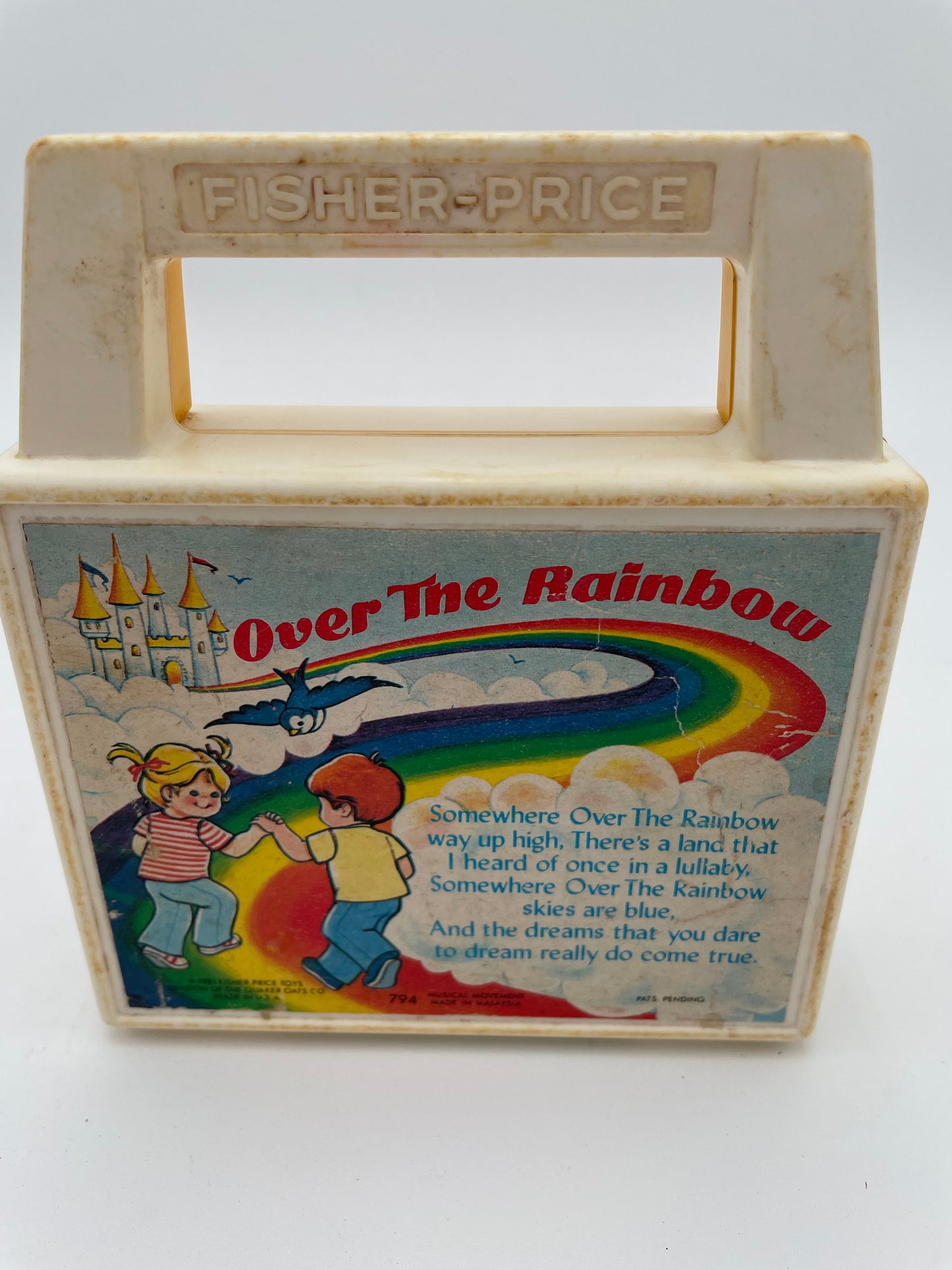 Fisher Price - Music Box - Over the Rainbow 1981 #100463