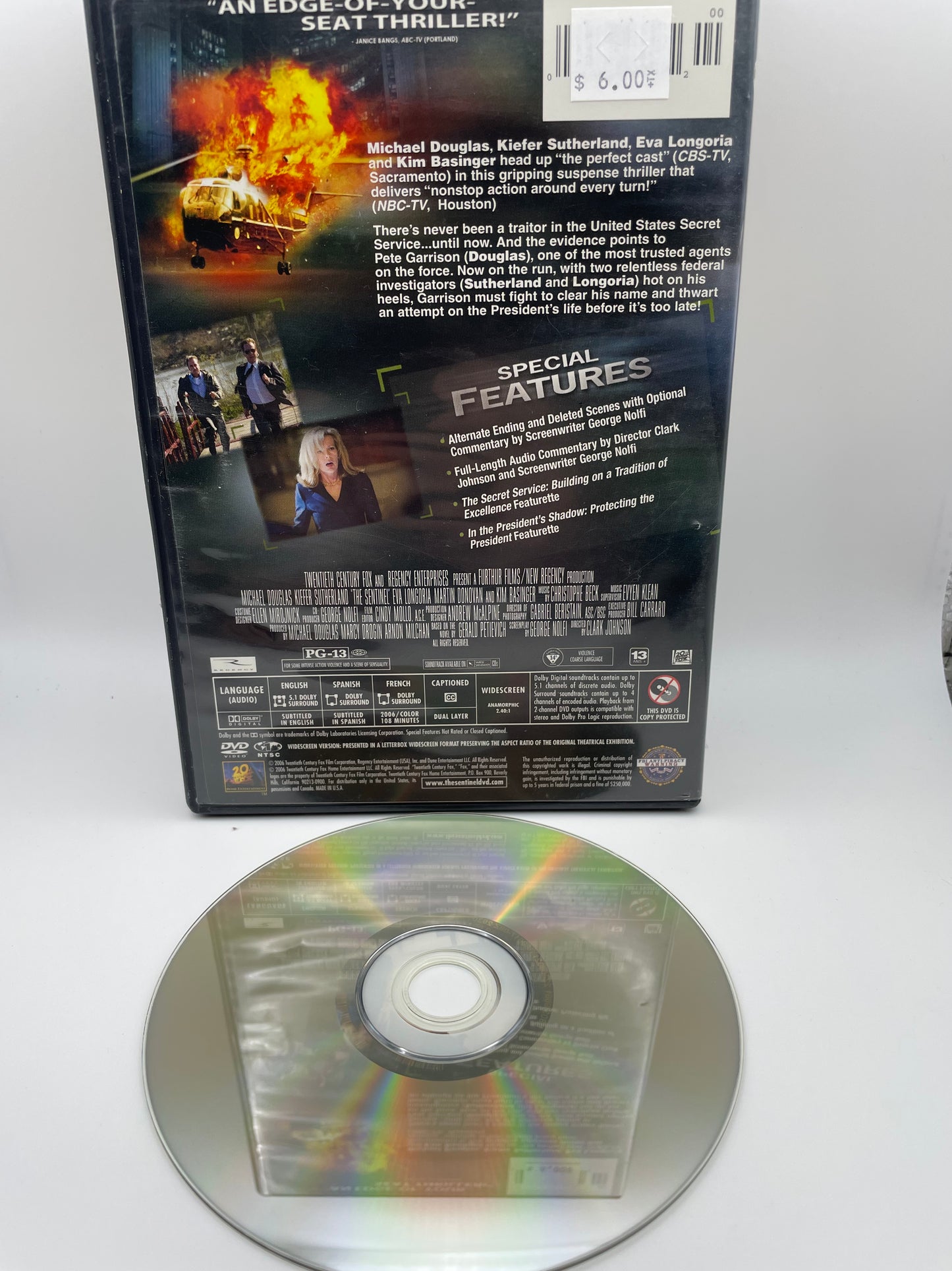 Dvd - Sentinel, The 2006 #100532