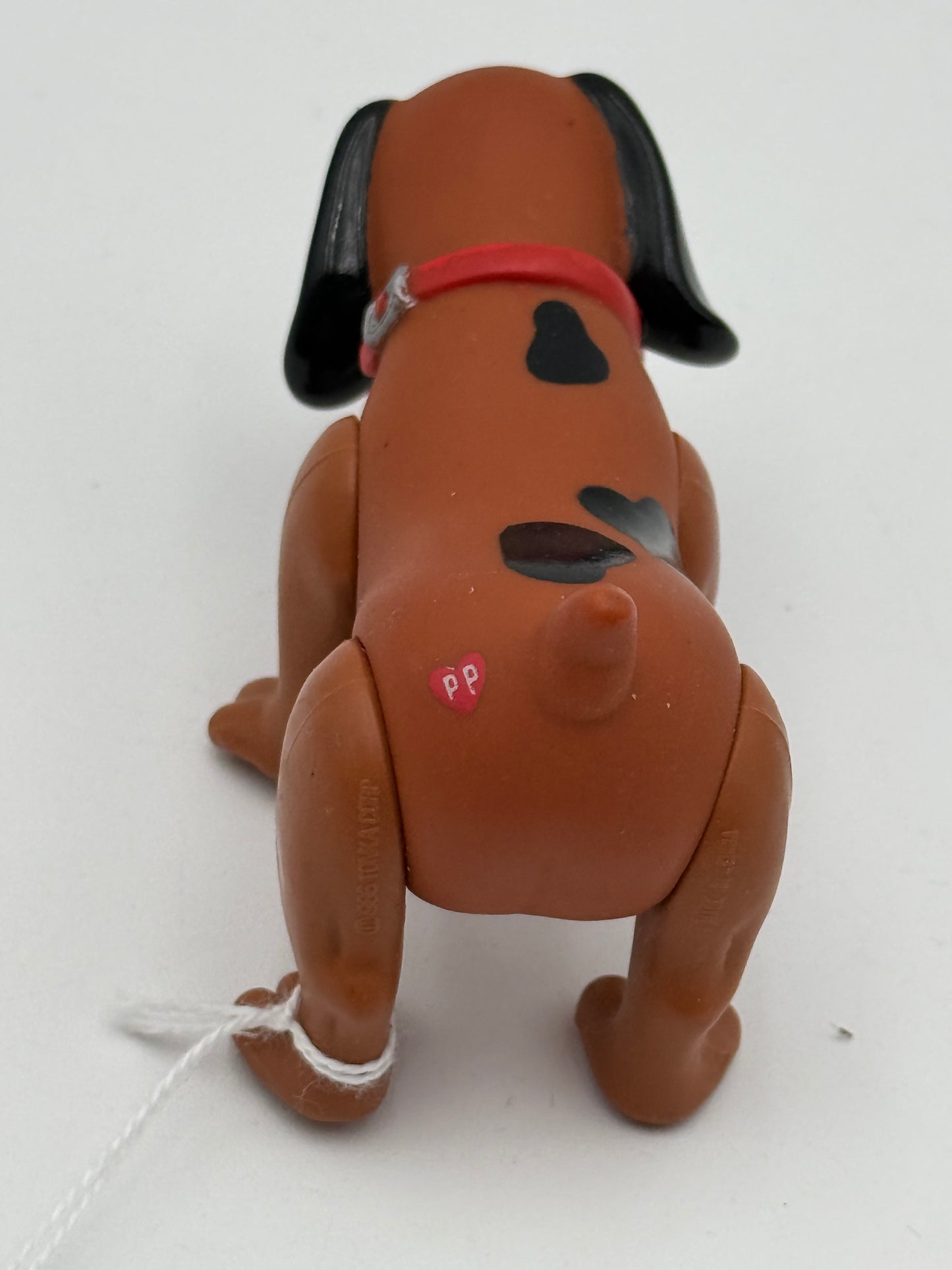 Pound Puppies - Jointed Brown/Black Puppy Figure 1986 #104914