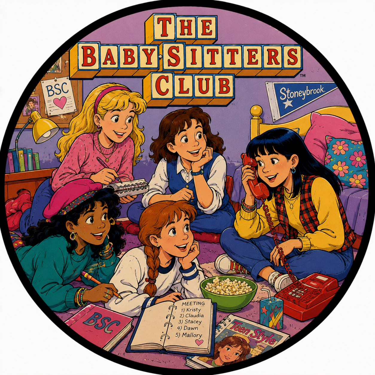 Buttons - 90s Theme - The Babysitter’s Club #108150