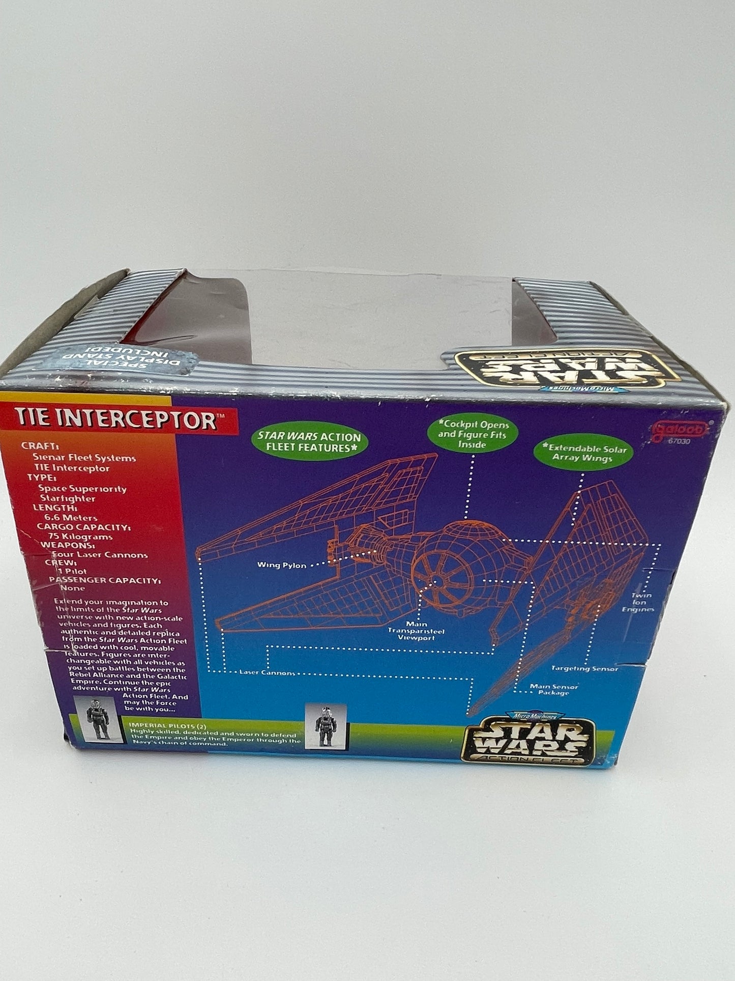 Star Wars - Micro Machines - Action Fleet - Tie Interceptor 1996 #102441