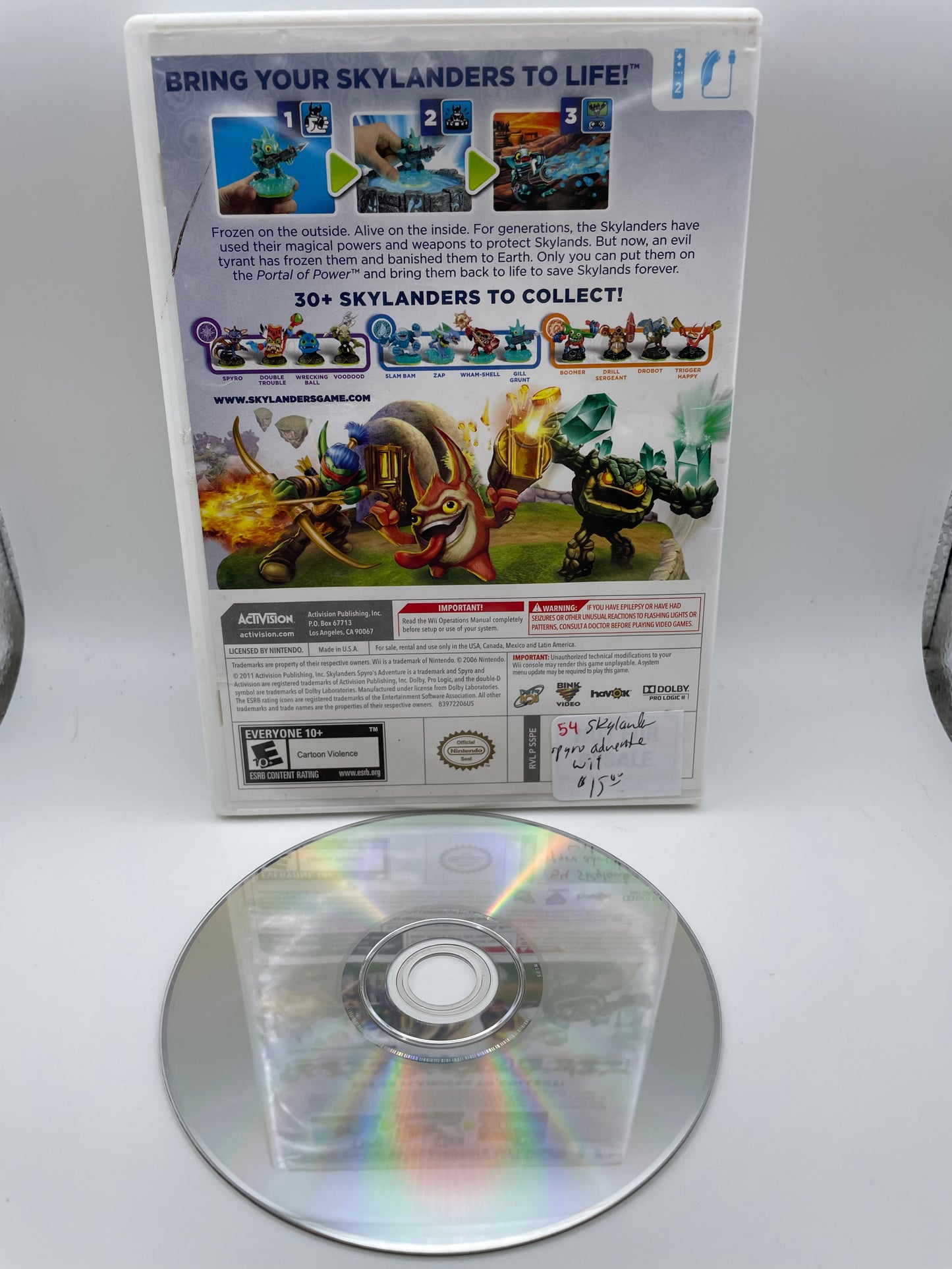 Skylanders - Wii Game - Spyro’s Adventure #100733