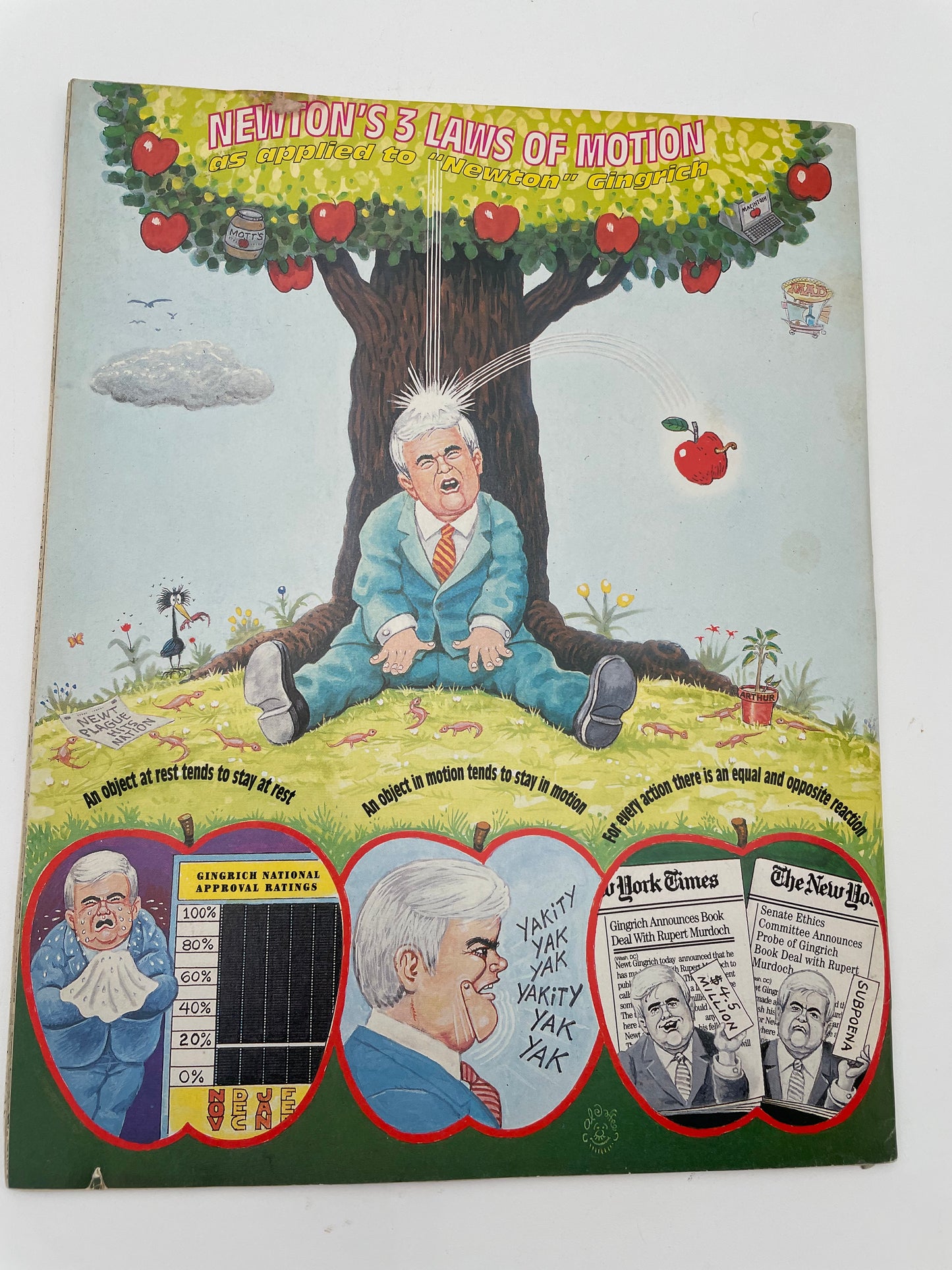 Mad Magazine - Beavis & Butthead Grow Old #336 - June 1995 #101524