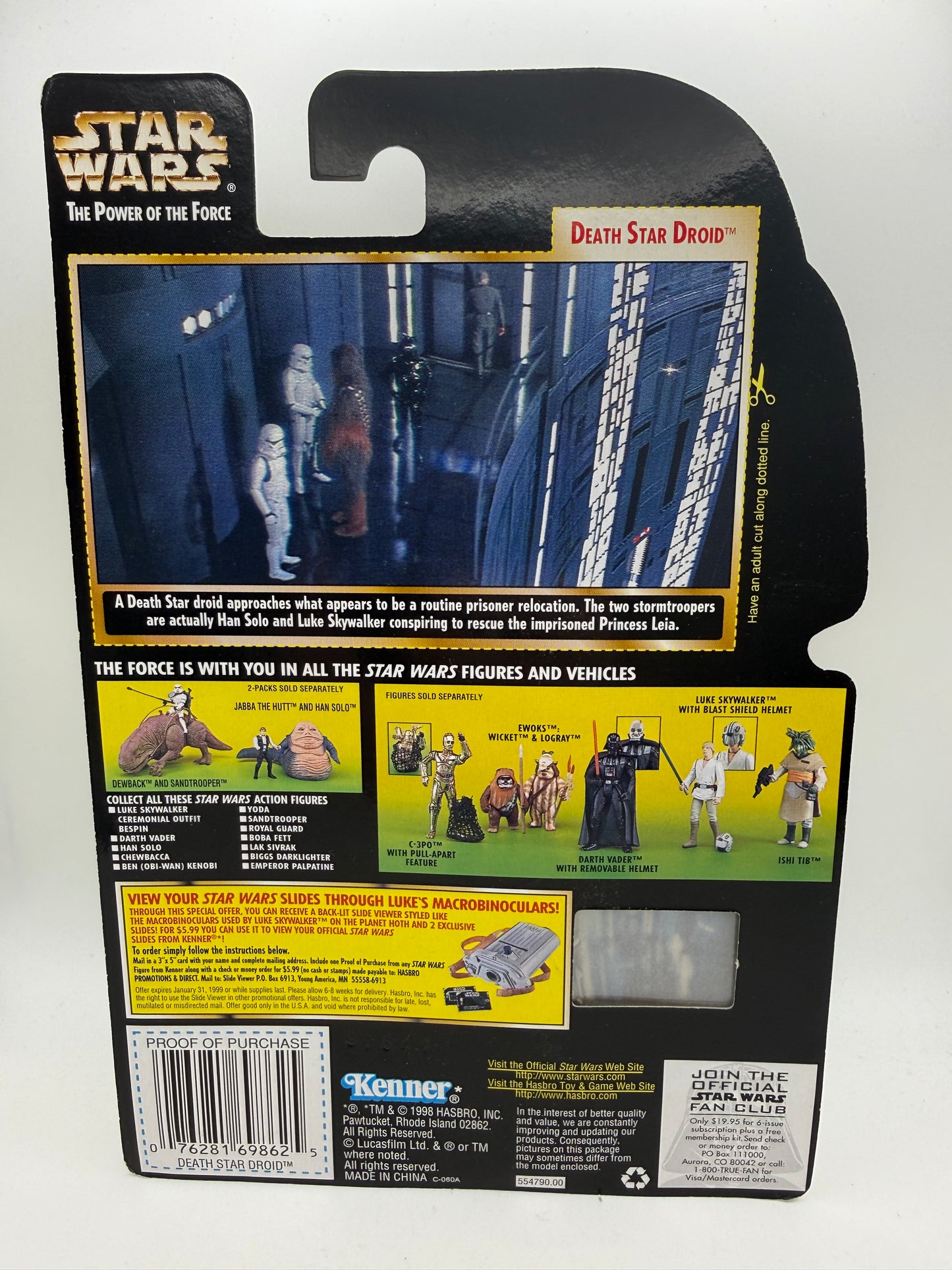 Star Wars - The Power of the Force - Death Star Droid 1998 #107492