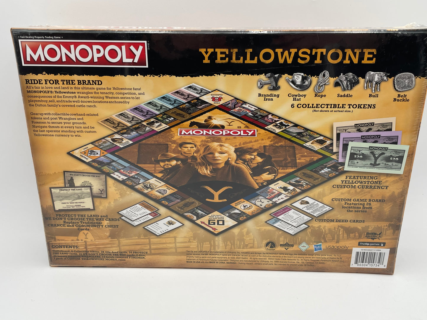 Games - Monopoly - Yellowstone Edition - Factory Sealed 2022 #103847