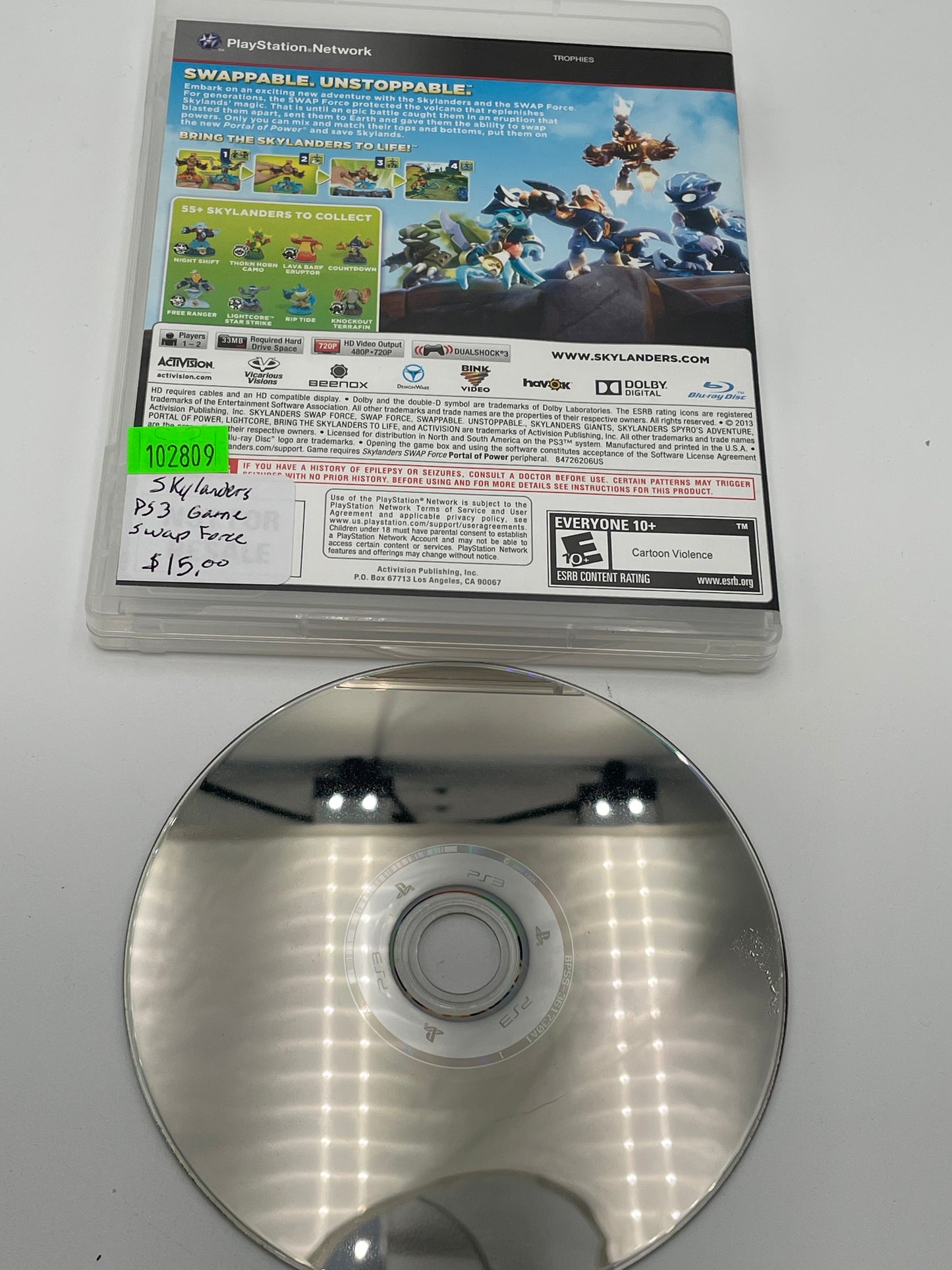 Skylanders - PS3 - Swap Force Game - 2013 #102809