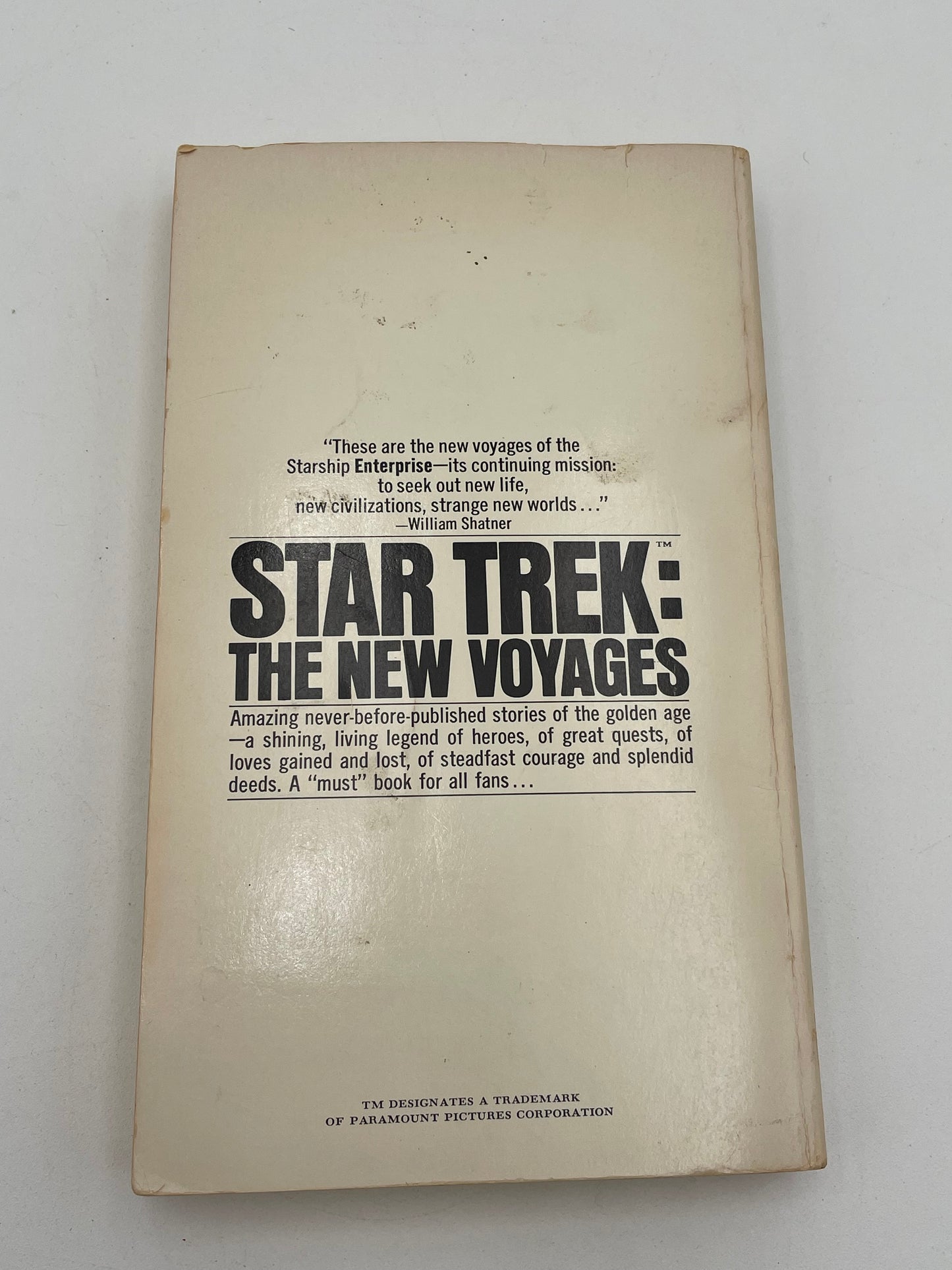 Star Trek - Paperback Book - Star Trek The New Voyages 1979 #104530
