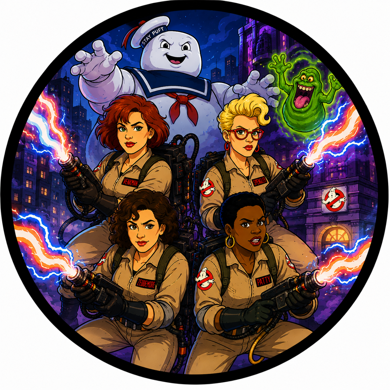 Buttons - Ghostbusters - Female Crew #108168