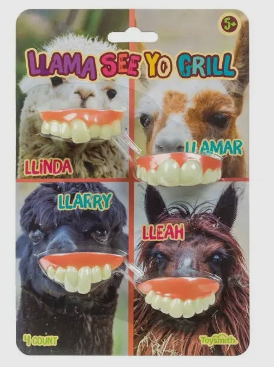 Llama See Yo Grill - Funny Teeth Set #105070