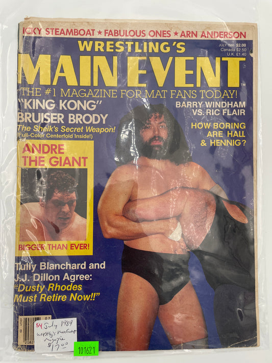 Wrestling’s Main Event - July 1989 #101621