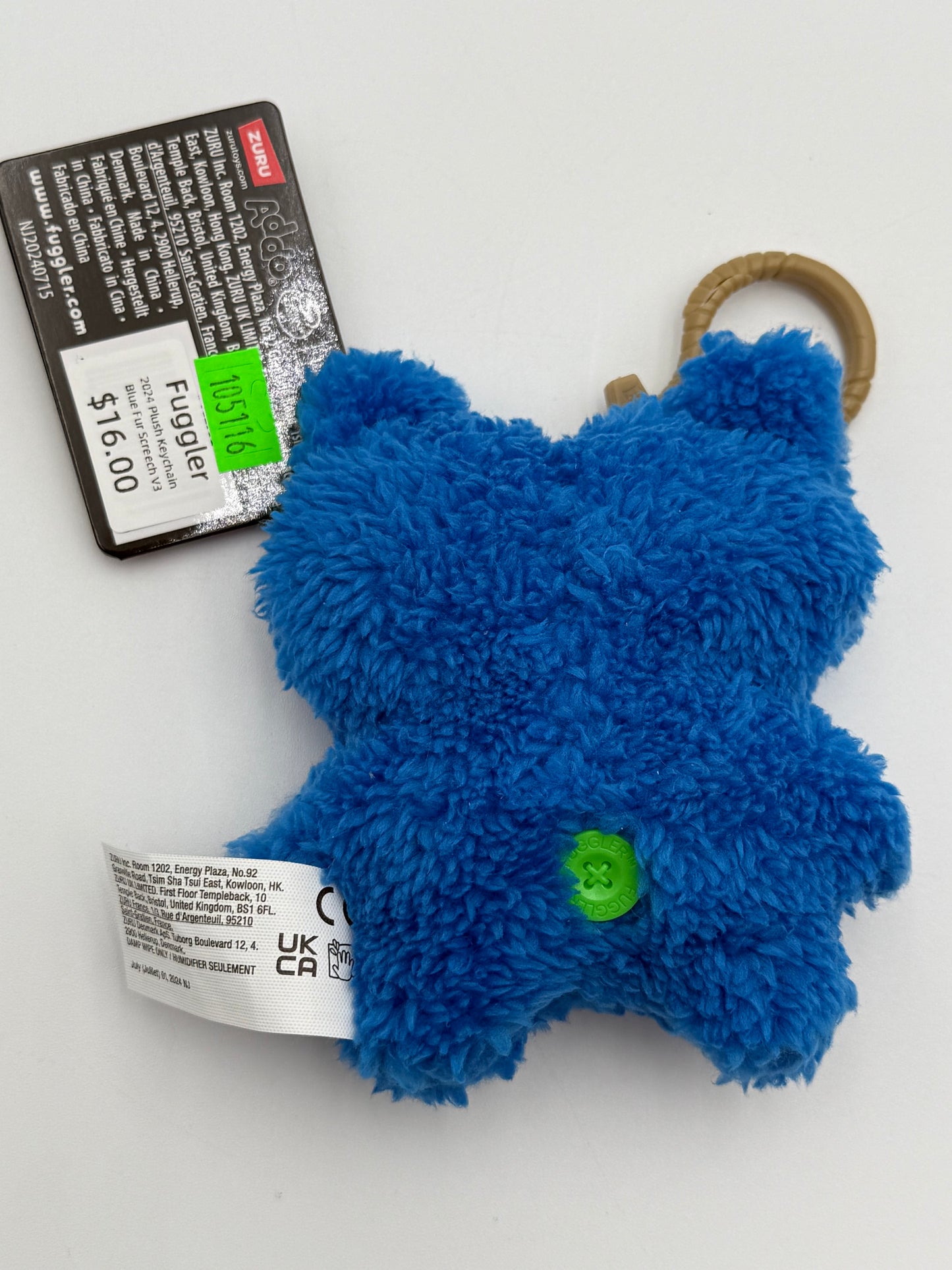 Fuggler - Plush Keyring - Blue Fur Screech V3 2024 #105116