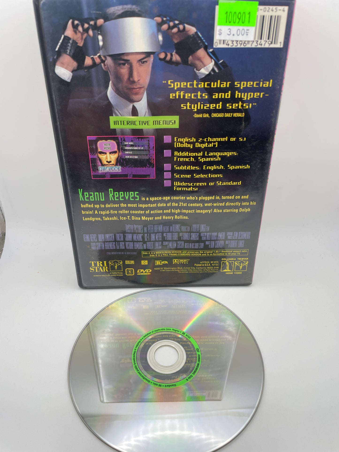 DVD - Johnny Mnemonic #100901