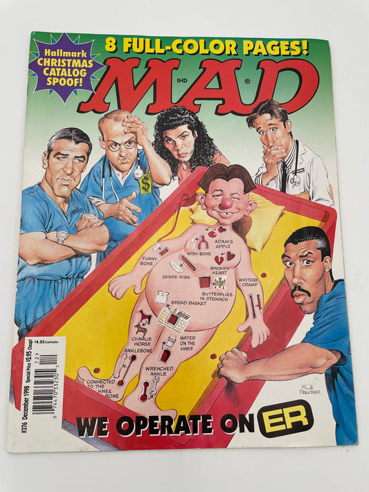 Mad Magazine - Operation ER #376 - December 1998 #101350