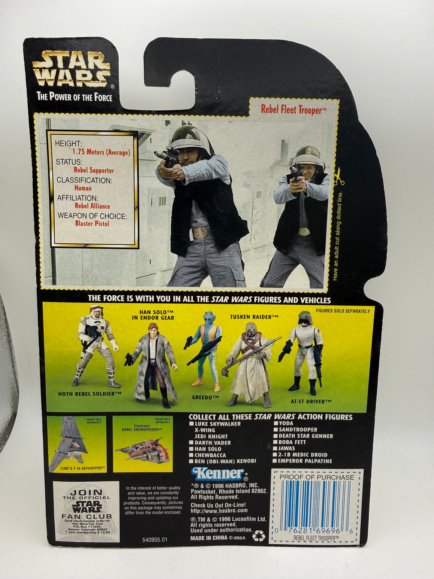 Star Wars - The Power of the Force - Rebel FleetTrooper 1996 #107487