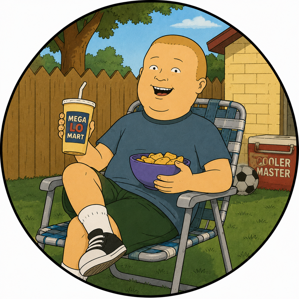 Button - 90s Theme - King of the Hill - Bobby