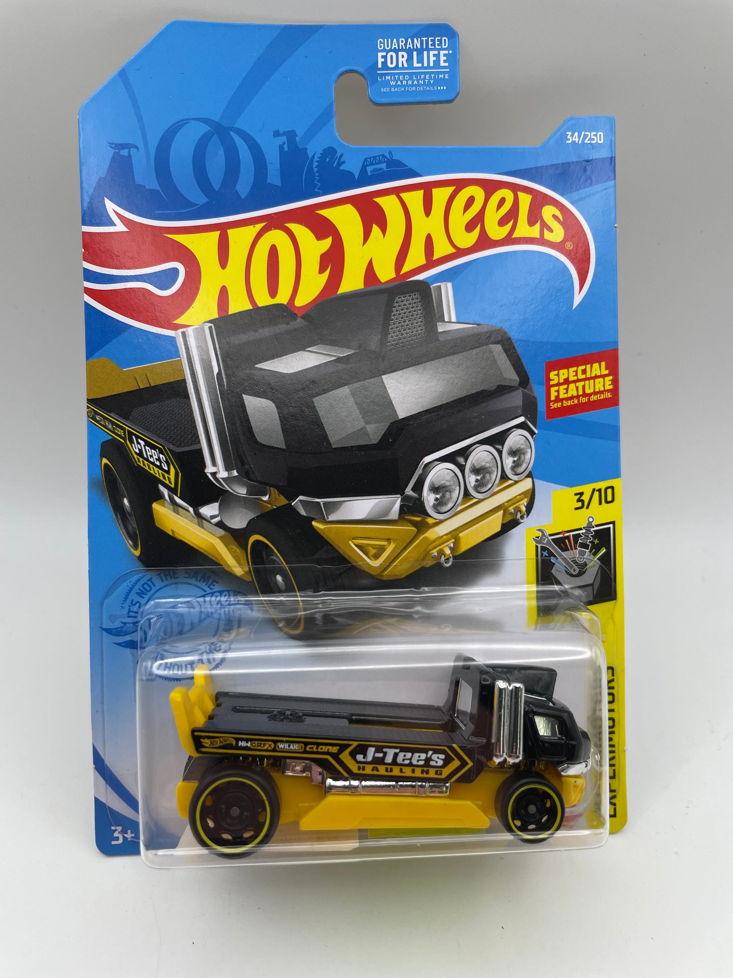 Hot Wheels - Experimotors #34 3/10 The Haulinator Black 2021 #103186