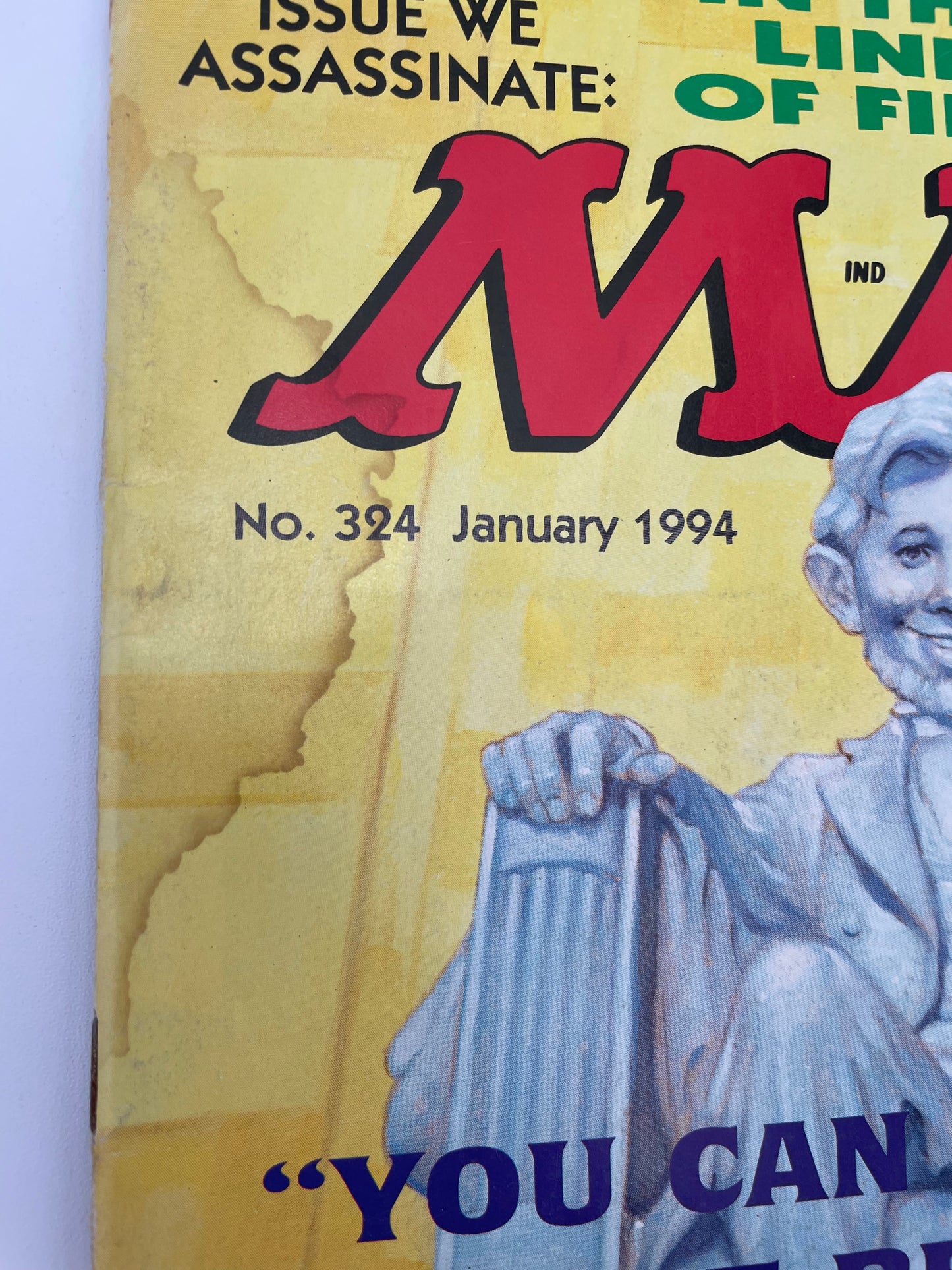 Mad Magazine - Abe Lincoln #324 - January 1994 #101357