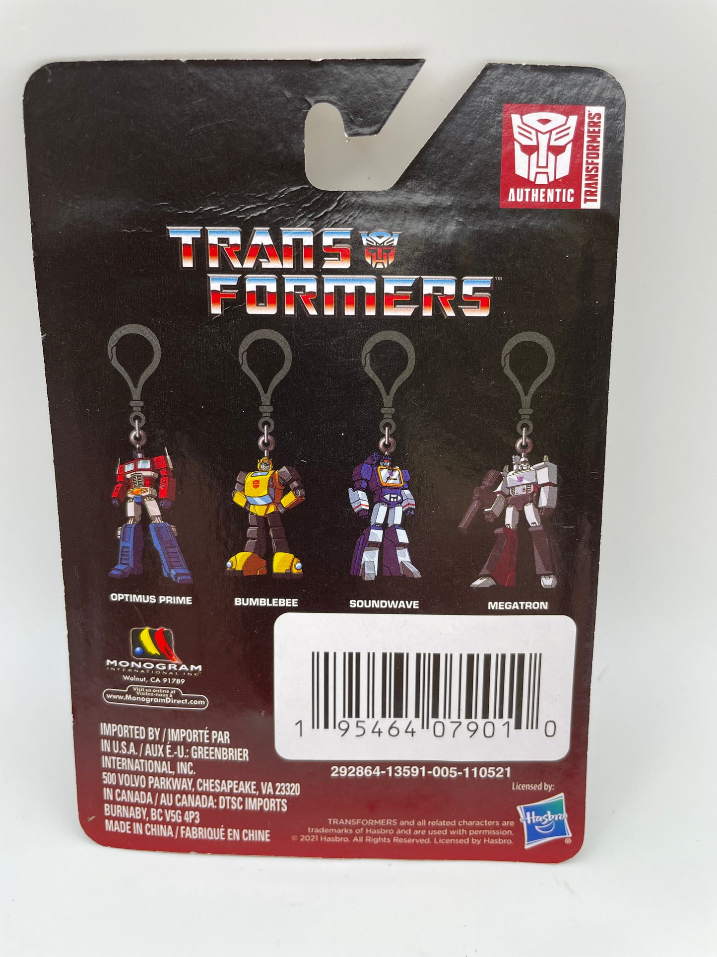 Transformers - Optimus Prime Keychain 2021 #101254