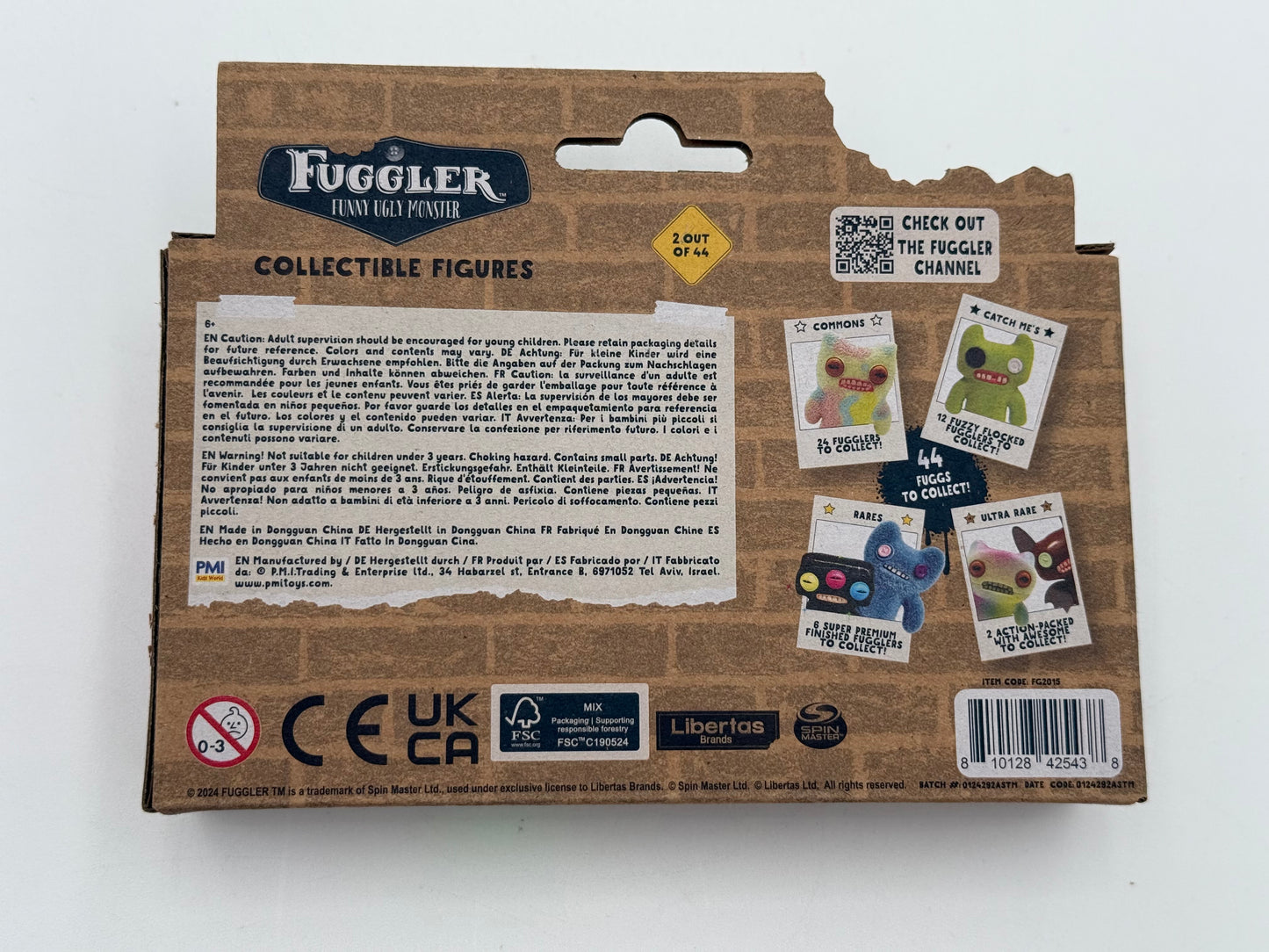 Fuggler - Collectible Figures - 2 Pack - Tye Dye Munch Munch & Black Suspicious Fox (CHASE) 2024 #105124